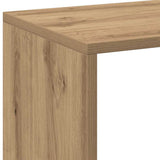 Room Divider Bookcase Artisan Oak 102x29x103.5 cm Engineered Wood 858056