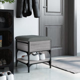 Shoe Bench Grey Sonoma 42x42x45 cm Engineered Wood 835185
