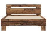 Bed Frame Old Wood 75 x 190 cm Engineered Wood 8003736