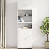Wall Cabinet White 70x42.5x40 cm Engineered Wood 846117