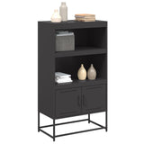 Highboard Black 68.5x38.5x123.5 cm Steel 846500