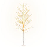 345146 LED White Birch Tree Warm White 240 LEDs 300 cm