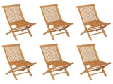 7 Piece Garden Dining Set Solid Teak Wood 3059602
