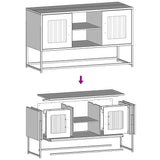 ZNTS TV Cabinet Black 100.5x39x60.5 cm Steel 853380