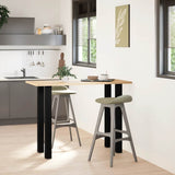 Bar Table Legs 4 pcs Black 100-102 cm Steel 4012476