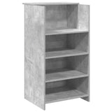 Reception Desk Concrete Grey 55x50x103.5 cm Engineered Wood 859018