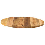 Table Top 70x1.5 cm Round Solid Wood Rough Mango 370009