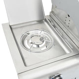 Gas BBQ Grill with 7 Burners Silver Stainless Steel 367594