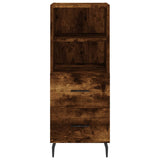 Sideboard Smoked Oak 34.5x34x90 cm Engineered Wood 828689