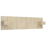 Bed Headboard with Cabinets Sonoma Oak Engineered Wood 3115750