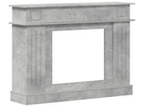 Fireplace Surround Concrete Grey 102 x 26 x 100 cm 8006645