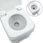 Portable Camping Toilet Grey 41.5 x 36.5 x 42 cm 42001427