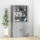 Highboard Grey Sonoma Engineered Wood 3185365
