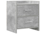 Bedside Tables Concrete Grey 40 x 30 x 60 cm Engineered Wood 8010969