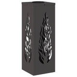 Solar LED Pathway Light 2 pcs Black Cold Rolled Steel 879793