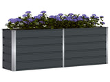 Planter Anthracite 160 x 40 x 75 cm Steel 42018187