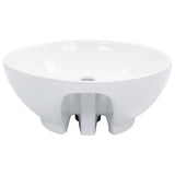 Wash Basin with Overflow 46.5x18 cm Ceramic White 143903