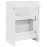 Bathroom Under Sink Cabinet White 56 x 37.5 x 81 cm 890704
