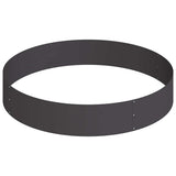 Garden Planter Black 120 x 120 x 20 cm Cold-rolled Steel 873655