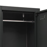 Locker Cabinet Anthracite 38x45x180 cm Steel 339779