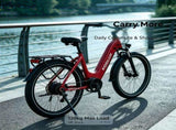 KOOLUX X2 StepThrough Electric Bike, 500W Motor 48V 15Ah Battery, 26 Inch Kenda Tires Hydraulic 61569363