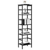 Bookshelf Black Oak 40 x 29.5 x 149 cm Engineered Wood 883910