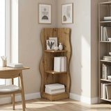 Corner Shelf Artisan Oak 34 x 33 x 102 cm Engineered Wood 899944