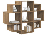 Wall Shelf Artisan Oak 90 x 25 x 90 cm Engineered Wood 8012179