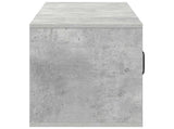 Electric Fireplace Concrete 110 x 30 x 36.5 cm Engineered wood 8021026
