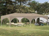 Pop-up Party Tent 575 x 288 x 245 cm Cream Oxford Fabric 42019878