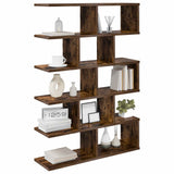 Wall Shelf Smoked Oak 70 x 20 x 100 cm Engineered Wood 8012152