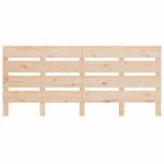 ZNTS Bed Frame without Mattress 200x200 cm Solid Wood Pine 3120152