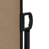 Retractable Side Awning Taupe 100x1000 cm 4004694