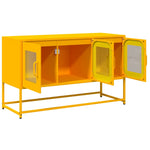 ZNTS TV Cabinet Mustard Yellow 100.5x39x60.5 cm Cold-rolled Steel 853341