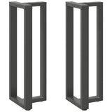 Bar Table Legs T-Shaped 2 pcs Anthracite 40x35x cm Steel 4013098