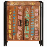 Bedside Cabinet Multicolour Solid reclaimed wood 4102777