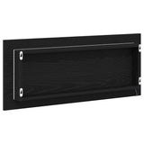 Mirror Wall-mounted Black Oak 90 x 8.5 x 37 cm Engineered Wood 875421