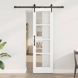 Sliding Door Manual ORKDAL White 61 x 198.5 cm Wood and metal 3332434