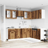 11 Piece Kitchen Cabinet Set Lyon Old Wood Engineered Wood 3328575