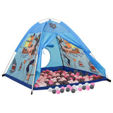 Children Play Tent with 250 Balls Blue 120x120x90 cm 3107744