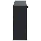 Wall-Mounted Shoe Cabinet ALKMAAR 71 x 17 x 43 cm Black 896186