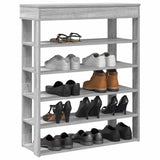 Shoe Rack Grey Sonoma 80x30x98 cm Engineered Wood 859937