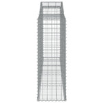 Arched Gabion Baskets 17 pcs 300x50x140/160 cm Galvanised Iron 3146750