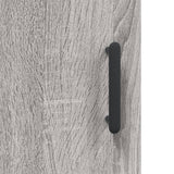 Highboard Grey Sonoma 34,5x34x180 cm Engineered Wood 3200207