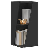 Side Shelf Black 33 x 32 x 70.5 cm Engineered Wood 892408