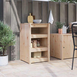 Kitchen Cabinet with Shelf MEPPEL Brown Oak 55 x 55 x 92 cm 868157