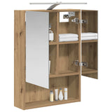 Bathroom Mirror Cabinet Artisian Oak 50 x 14.5 x 70 cm 889214