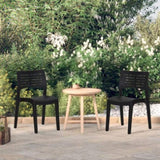 Garden Chairs 2 pcs Anthracite Polypropylene 317728