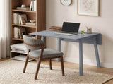 Solid Wood Folding Dining Table, Drop Leaf Table for 2-4 People, Rectangle Kitchen Table T3398P553272