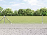 Welded Wire Fence with Concrete Base 50 x 0.5 m 3352341